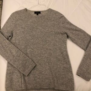 Cashmere heather grey sweater